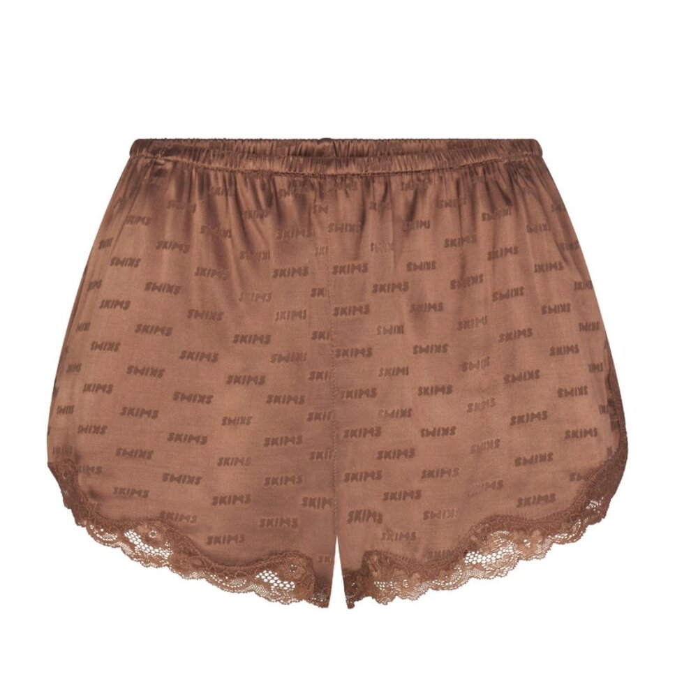 SKIMS WOMEN'S LACE SHORT IN COLOR JASPER SIZE M - NWT